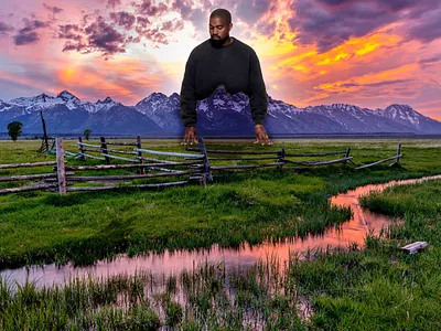 Kanye West Artwork photoshop wyoming