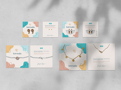 Kresala | Handmade Jewelry abstract brand identity branding branding design graphic design handmade handmade jewelry identity jewellery jewelry jewelry packaging jewels joyería minimal natural online jewelry online shop organic packaging simple