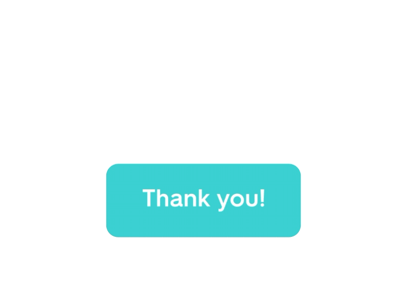 Thank you button animation button design design