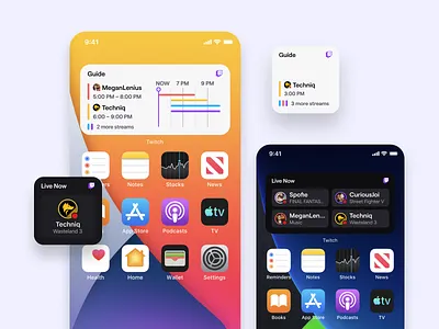 Twitch iOS 14 Widgets guide ios ios14 ipad iphone schedule timeline widget widgets
