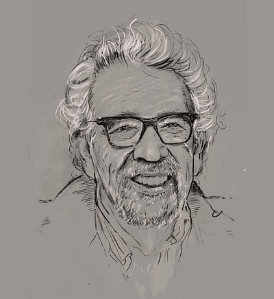 Portrait illustration ipad procreate sketch