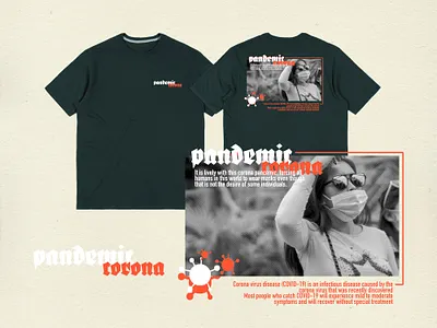 Pandemic Vintage apparel apparel logo branding clothing design pandemic vintage vintage badge vintage design vintage font vintage logo