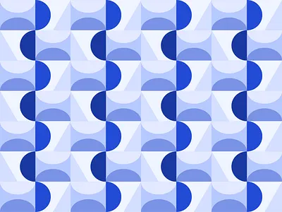 Pool Pattern adobe illustrator blue blues design flat design geometric geometric pattern monochromatic monochrome pattern patterns shape graphics shapes waves