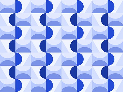 Pool Pattern adobe illustrator blue blues design flat design geometric geometric pattern monochromatic monochrome pattern patterns shape graphics shapes waves