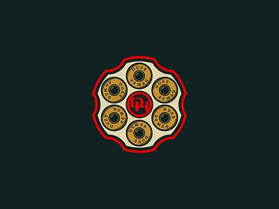 Six Shootin' bullet duke gun magnum monogram shell six shooter western