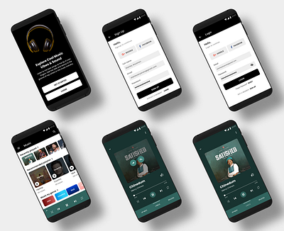 Music App app app design branding creative dailyui design drawing mobile mobile app uiux