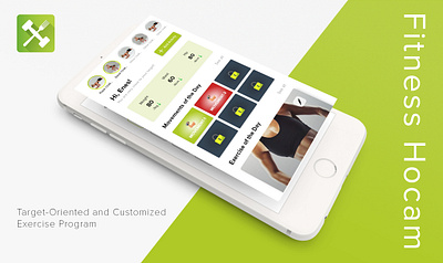 Exercise Program UX/UI Design exercise exercise app exercise program gamification training training app training program