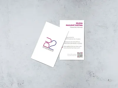 DU2Remember business card branding business card business card design