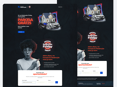 Black Friday - landing page blackfriday design typography ui ux web website