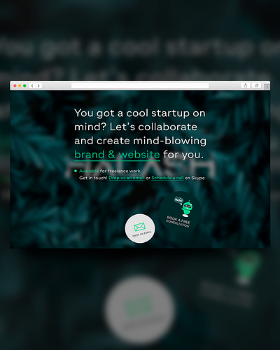 HALASH | CALL TO ACTION | WORDPRESS branding designer green green logo homepage landing page minimal portfolio portfolio design typography ui website concept website design