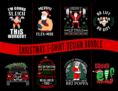 christmas tshirt design bundles brand identity chrismastshirt christmas design ecommerce illustration typography vector