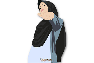 Woman design illustration illustrator muslimah vector woman woman illustration