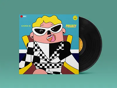 Mimicking Music Album albumart albumdesign cardib invasionofprivacy mimicart musicalbum