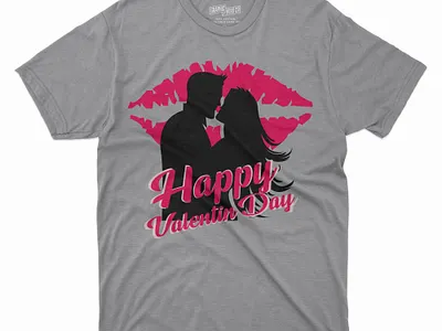 T-Shirt Design design happy valentines day illustration minimal photoshop siyam design t shirt t shirt design tshirt art