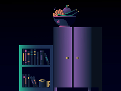 Hiding in the closet 2d animation animation branding digitalart flat flat design illustration motion design motiongraphics vector