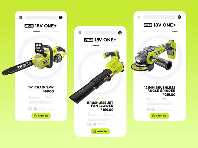 Power Tools App products page design app design graphic design power tools screen design tools ui userinterface ux web