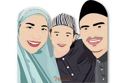 BCL Family couple couple illustration family illustration illustrator muslimah muslimfamily woman illustration