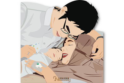 New born baby baby born illustration illustrator newworld