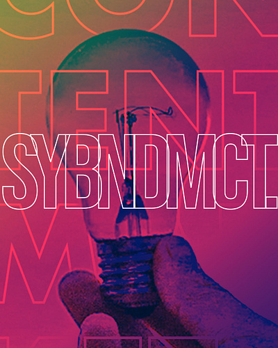 SYBNDMCT design graficdesign image typo