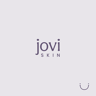 Jovi Skin Logo branding design digital art fresh graphic design logo logo mark minimal minimalist logo modern purple scandinavian skincare skincare logo type design typography typography logo