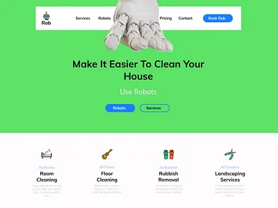 Rob - Hero Section hero section web design