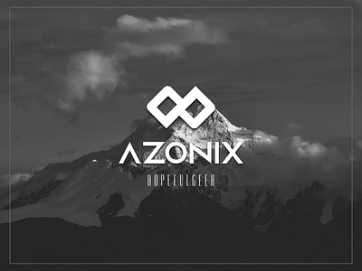 AZONIX & Gorgeous abstract design abstract logo abstractmark branding design flat design letters logo logo design logomark typography vector