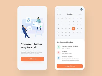 Task Management #4 - Mobile App app app design card clean daily ui management app mobile okoslam schedule task task management task management app ui