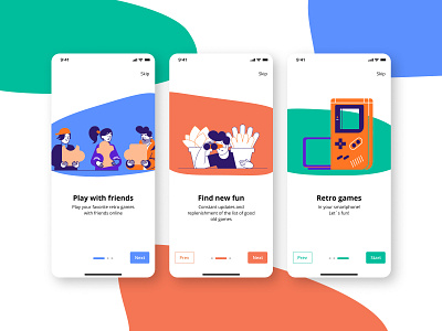 Onboarding design figma illustration ios ios app minimal onboarding ui