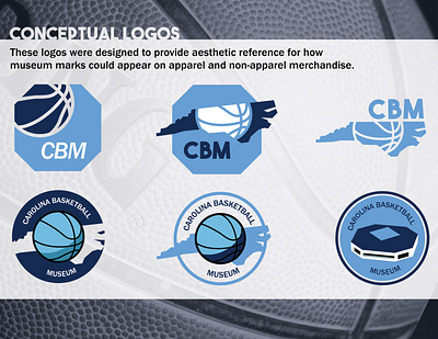 Conceptual Logos CBM adobe illustrator basketball branding graphic design logo logo design logo design branding logo designer logo designs merchandise retail design unc vector