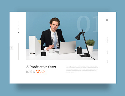 Productive Start UI clean color creative design dribbblers elements flat graphic design ios layouting minimal responsive typography ui user interface ux vector visual web website