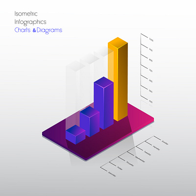 Info-graphic Business Graph business graph design graph design illustration