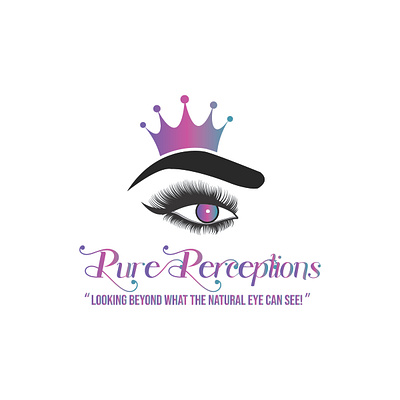 Pure Perceptions brand logo flat graphic design minimal realestatelogo versatile versatile logo