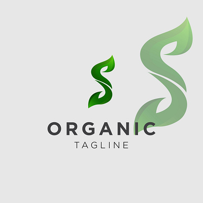 organic s letter abstract logo branding design icon logo logo design organic vector