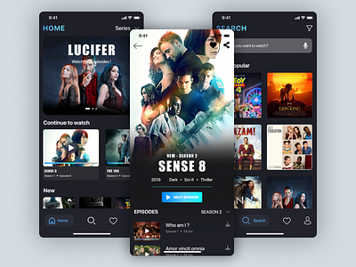 Moovie app art graphic design minimal uichallenge uidesign ux