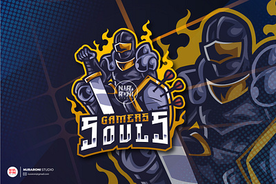 Gamers Souls Mascot Logo adobe illustrator cartoon character esport esport logo esport mascot esport mascot logo esport team esportlogo game online gamer gaming logo mascot mascot design mascotlogo twitch twitch logo vector youtube