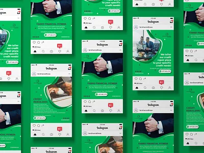 Social Media Post Design branding credit report e commerce finance graphic design instagram post design social media social media branding social media design social media post design