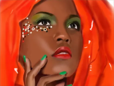 Digital Portrait art artist design digital art drawing illustration illustrator portrait portrait illustration