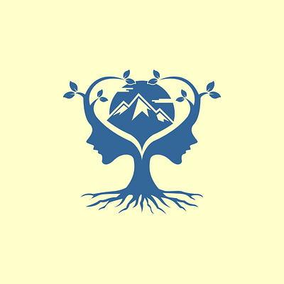 Think Nature art design icon illustration nature nature art nature logo tree