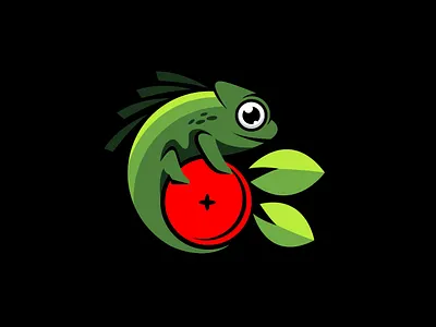 chameleon app art branding chameleon chameleon logo design illustration logo nature art nature logo