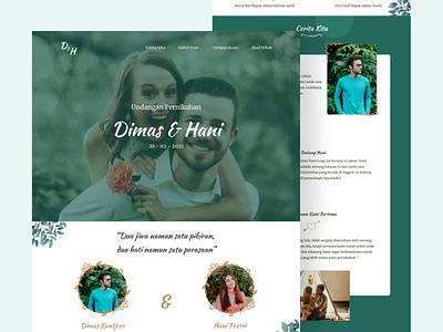 Wedding Website clean figma landing page minimalist ui userinterface web web design website wedding wedding invitation wedding website