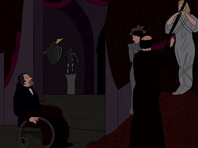 House of Wax (1953) 3d adobe calendar design graphic design illustration illustrator cc photoshop poster vector wacom intuos