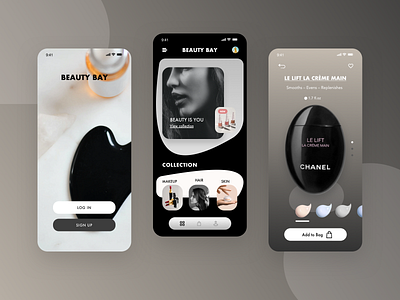 Beauty App UI app beauty ecommerce ecommerce app home homepagedesign login makeup productdetail ui