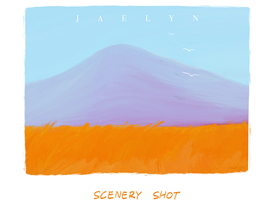 Illustration Series: Scenery Shot illustration procreate