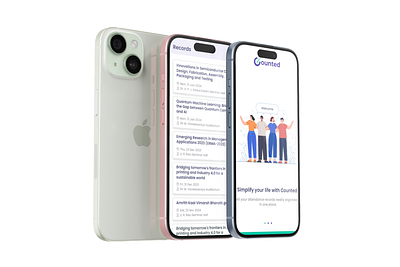 CountedIn – Digital Attendance Management System [Case Study] attendancemanagement automation casestudy edtech productdesign uiux