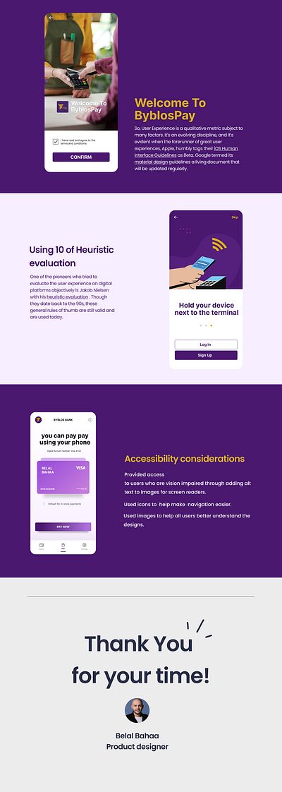 ByblosPay App app design ui ux