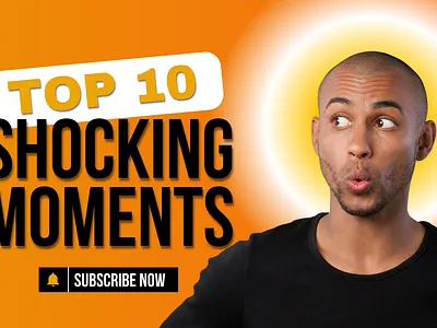 Top 10 Shocking Moments | Eye-Catching YouTube Thumbnail Design viral trends