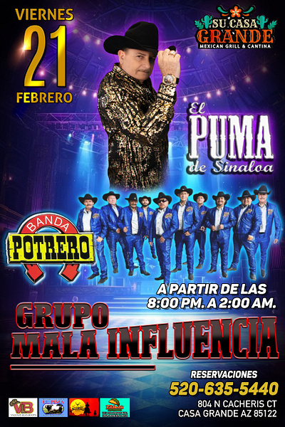 Flyer Casa Grande El Puma