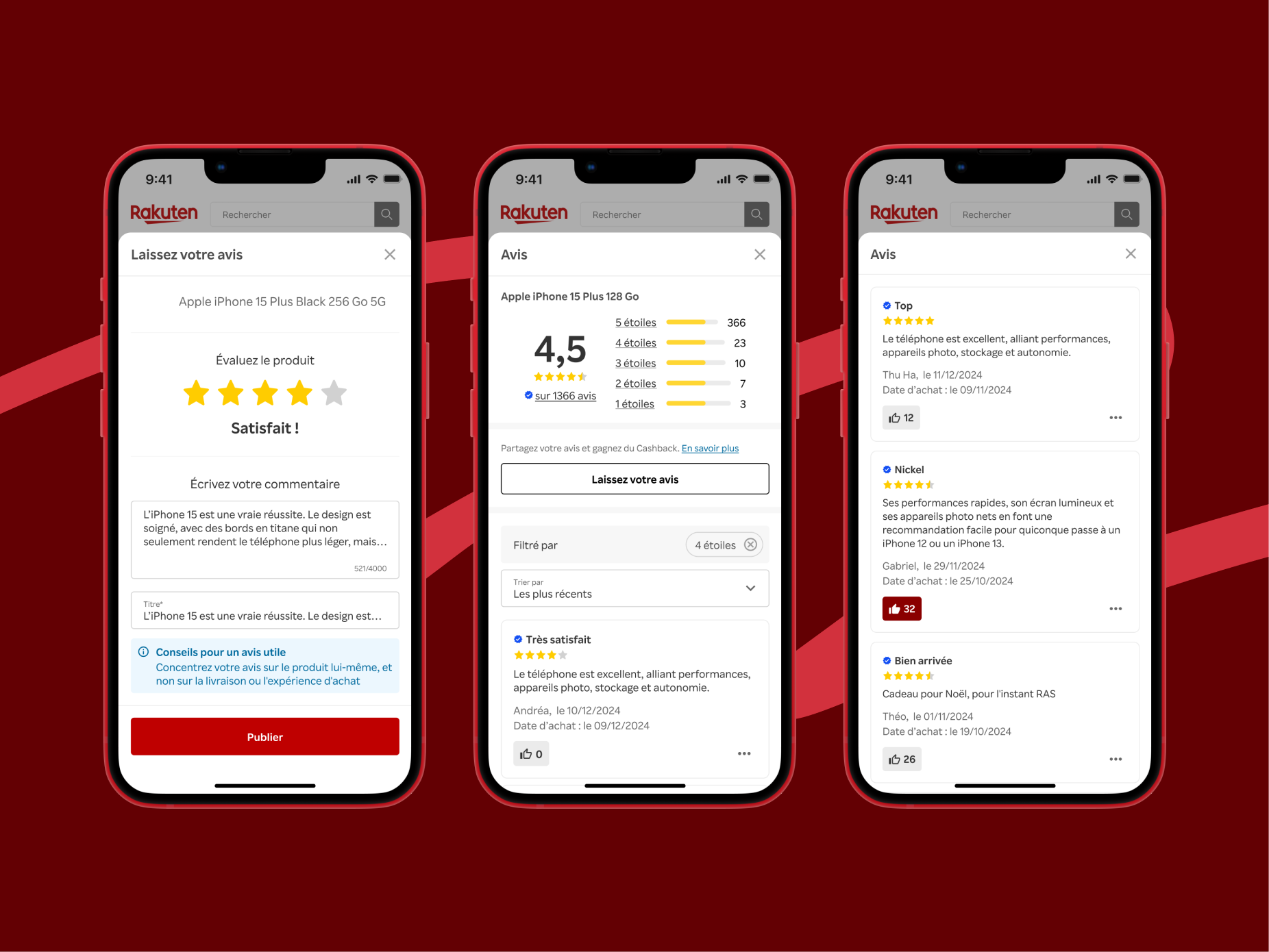 Rakuten - Product Review app app design design ecommerce mobile app mobile design product publish review ui ux web app