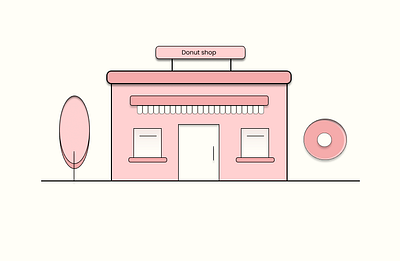 Donut shop adobe illustrator best design donut figma minimal ui