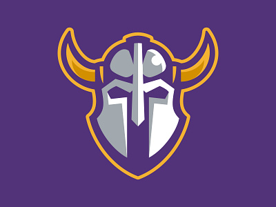 HHDP Vikings battle brand branding design helmet hockey horn league logo mascot matthew doyle sport logo sports spring team vector vikings warriors